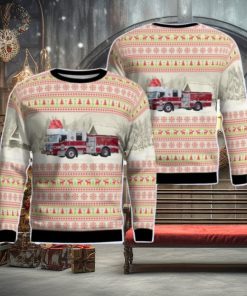 Fairfax County Fire & Rescue Department AOP Ugly Sweater Gift For Christmas