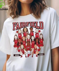 Fairfield Stags NCAA Women's Basketball 2023 2024 Team Caricature Shirt