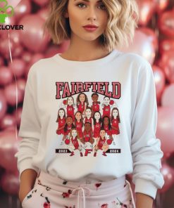 Fairfield Stags NCAA Women's Basketball 2023 2024 Team Caricature T Shirt