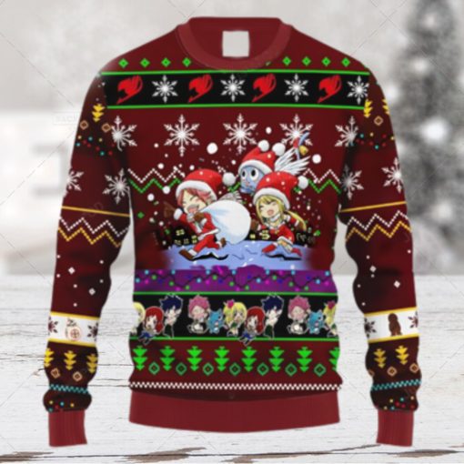 Fairy Tail Anime Elf Ugly Wool Knitted Sweater