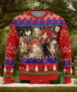 Fairy Tail Anime Ugly Christmas Sweater, Custom Xmas Gift, Custom Ugly Christmas Sweater