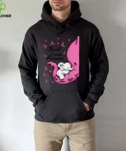 Faith Hope Fight Love Elephant Breast Cancer Awareness T Shirt