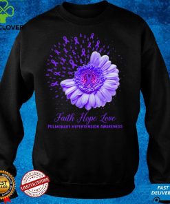 Faith Hope Love Pulmonary Hypertension Awareness Long Sleeve T Shirt