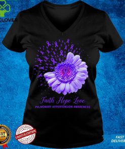 Faith Hope Love Pulmonary Hypertension Awareness Long Sleeve T Shirt