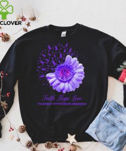 Faith Hope Love Pulmonary Hypertension Awareness Long Sleeve T Shirt