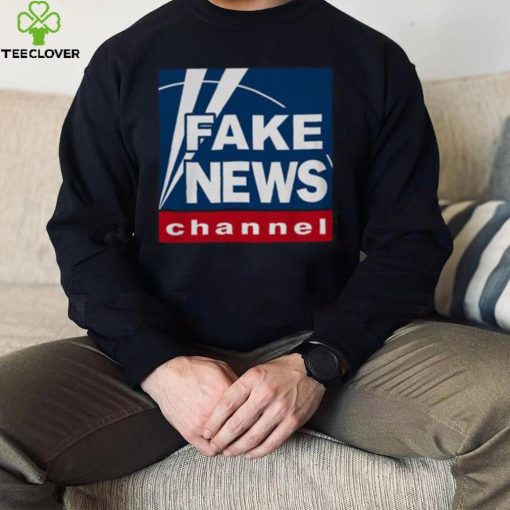 Fake News Channel Shirt Black shirt