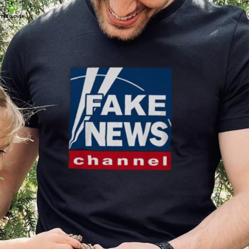 Fake News Channel Shirt Black shirt