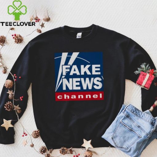 Fake News Channel Shirt Black shirt