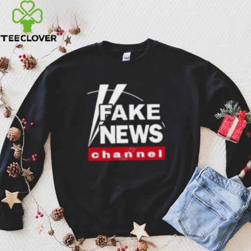 Fake News Channel tee hoodie, sweater, longsleeve, shirt v-neck, t-shirt