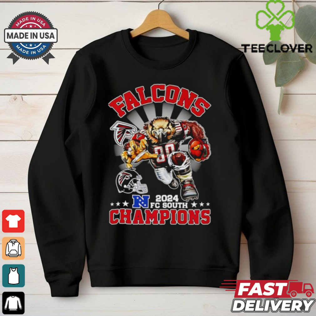 Falcons 2024 NFC South Champions mascot shirt Falcons 2024 NFC South Champions mascot shirt