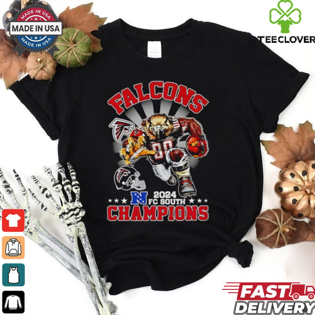 Falcons 2024 NFC South Champions mascot shirt Falcons 2024 NFC South Champions mascot shirt