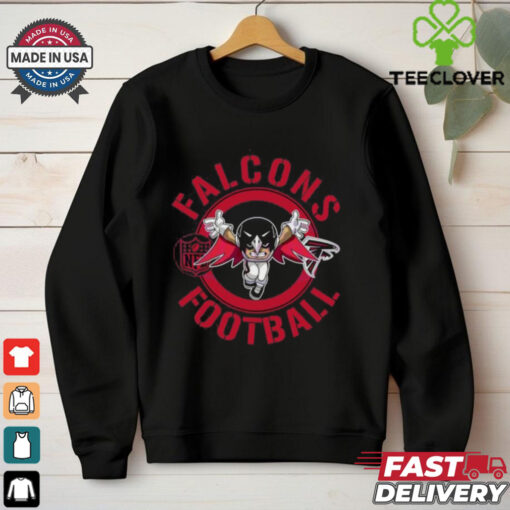 Falcons Football Nfl Rush Zone Cartoon Character Shirt