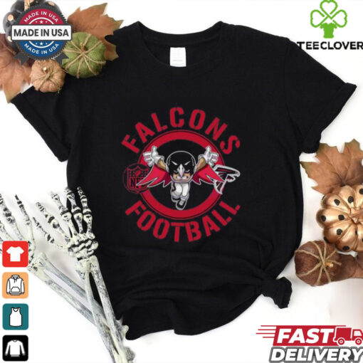 Falcons Football Nfl Rush Zone Cartoon Character Shirt