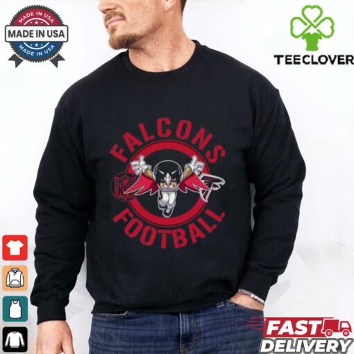 Falcons Football Nfl Rush Zone Cartoon Character Shirt