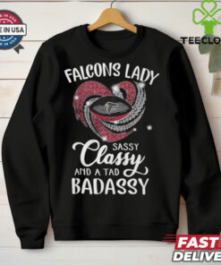 Falcons Laydy Sassy Classy And A Tad Badassy Shirt