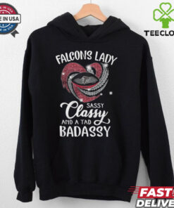 Falcons Laydy Sassy Classy And A Tad Badassy Shirt