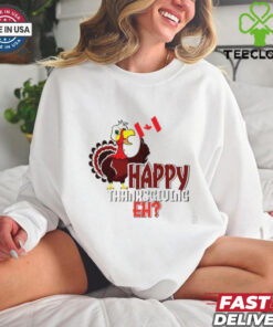 Fall Autumn Turkey Canadian Canada Happy Thanksgiving shirt