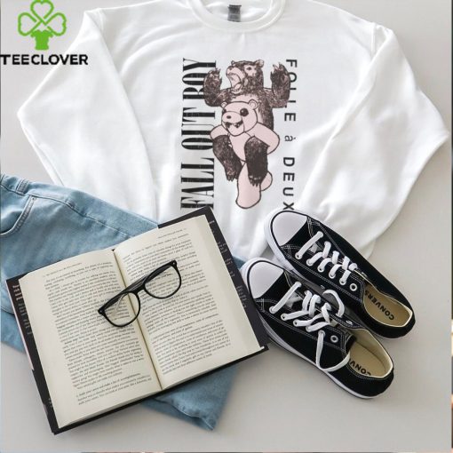 Fall Out Boy Merch Folie A Deux Ivory Tee Shirt