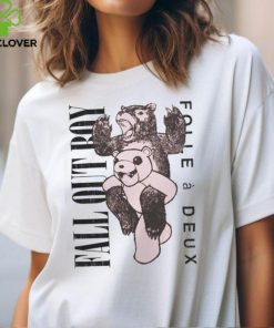 Fall Out Boy Merch Folie A Deux Ivory Tee Shirt