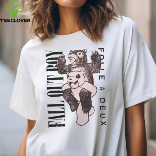 Fall Out Boy Merch Folie A Deux Ivory Tee Shirt