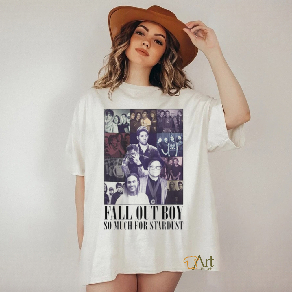 Fall out boy so much for stardust the eras tour shirt Fall out boy so much for stardust the eras tour shirt