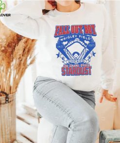 Fall out boy wrigley field chicago so much for stardust logo design T shirt