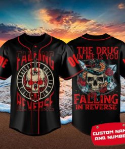 Falling In Reverse The Drug In Me Is You Custom Baseball Jersey