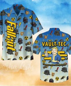 Fallout Vault Tec Prepare For The Future Hawaiian Shirt