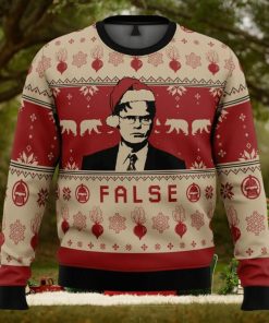 False The Office Ugly Christmas Sweater