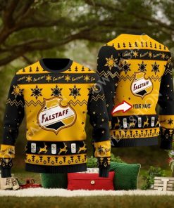 Falstaff Beer Custom Christmas Sweater