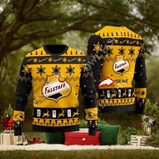 Falstaff Beer Custom Christmas Sweater