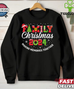 Family Christmas 2024 Matching Outfit Xmas Squad Santa Group T Shirt