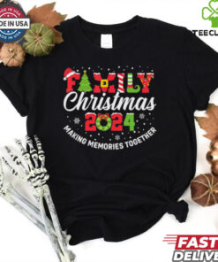 Family Christmas 2024 Matching Outfit Xmas Squad Santa Group T Shirt