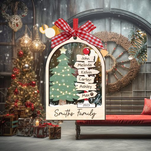 Family Christmas Ornament, Personalized Family Ornament, Family Ornament 2023, Christmas Ornament, Family Tree Ornament, Gift for Family