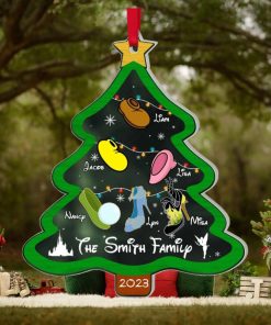 Family Christmas Tree, Personalized Acrylic Ornament, Christmas Gifts