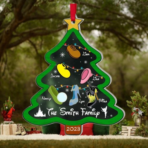 Family Christmas Tree, Personalized Acrylic Ornament, Christmas Gifts