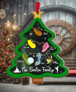 Family Christmas Tree, Personalized Acrylic Ornament, Christmas Gifts