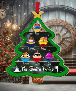 Family Christmas Tree Personalized Acrylic Ornament