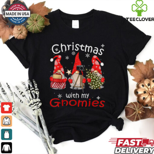 Family Christmas with my Gnomies Xmas T Shirt