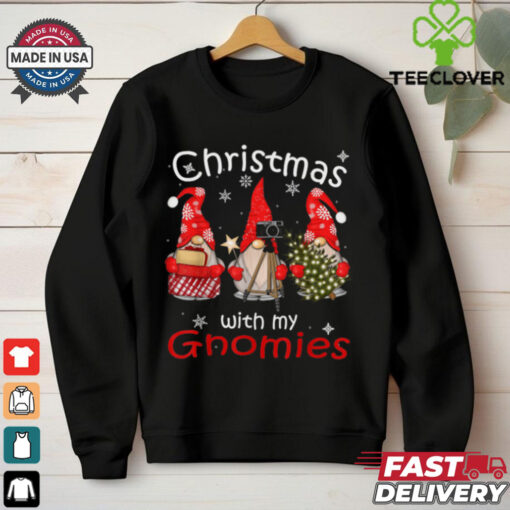 Family Christmas with my Gnomies Xmas T Shirt