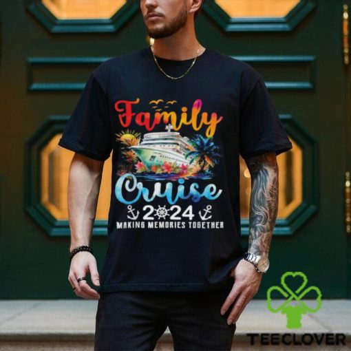 Family Cruise 2024 Making Memories Together Colors Family Cruise Matching T Shirt