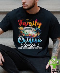 Family Cruise 2024 Making Memories Together Colors Family Cruise Matching T Shirt