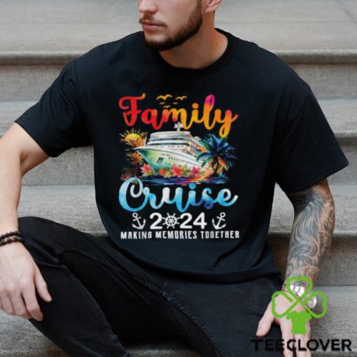 Family Cruise 2024 Making Memories Together Colors Family Cruise Matching T Shirt