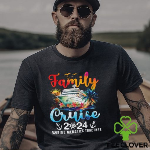 Family Cruise 2024 Making Memories Together Colors Family Cruise Matching T Shirt