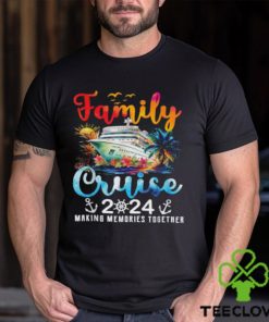 Family Cruise 2024 Making Memories Together Colors Family Cruise Matching T Shirt