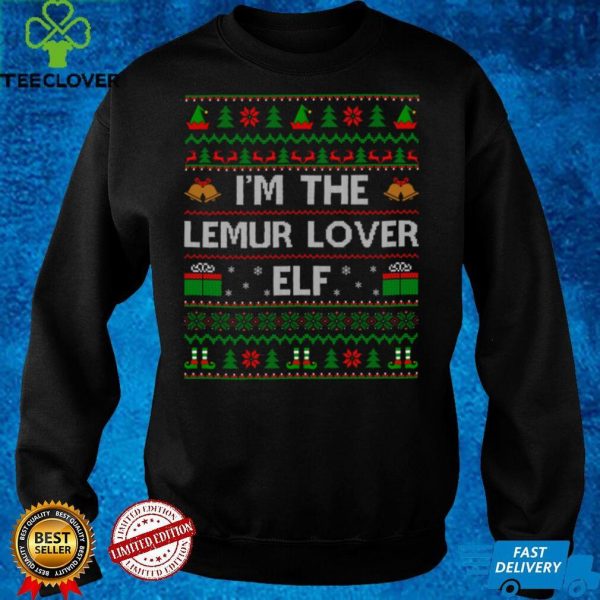 Family Matching Ugly I’m The Lemur Lover Elf Christmas Sweathoodie, sweater, longsleeve, shirt v-neck, t-shirt
