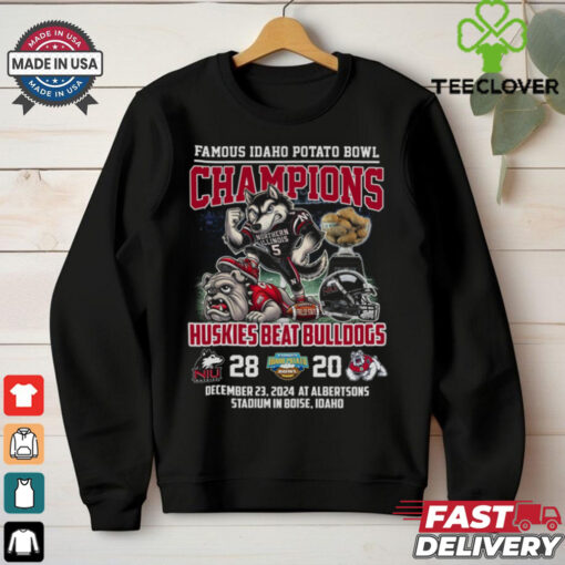 Famous Idaho Potato Bowl Champions Huskies Beat Bulldogs T Shirt