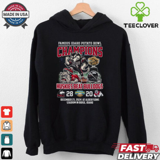 Famous Idaho Potato Bowl Champions Huskies Beat Bulldogs T Shirt