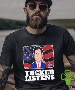 Fanart Quote Tucker Listens Tucker Carlson Shirt