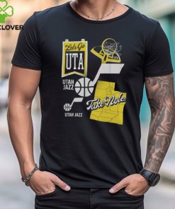 Fanatics Branded Black Utah Jazz Split Zone T Shirt